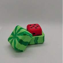 A Watermelon-Themed Dice Boxing Party Game Cup In Red, Perfect For Family Game Nights, Birthdays, Christmas, Thanksgiving, Valentine'S Day, And April Fool'S Day - Suitable For Tabletop Role-Playing Games, Board Games, And Party Gifts - An Ideal Small Party Gift, Casual Gathering Game, Creative Board Game, And Stable Storage Box. - Multicolor - View 13