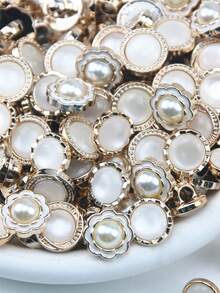 50ピース ラインストーンデコレーション ランダム DIY ボタン - マルチカラー - チェックする 5