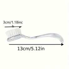 小型仓鼠刷，按摩卷毛熊绒软刷，透明仓鼠按摩刷，透明小型宠物清洁刷 - 彩色 - 查看 4