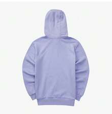 Skechers New Unisex Minimalist Knitted Fleece Hooded Sweatshirt - Lilac Purple - View 2
