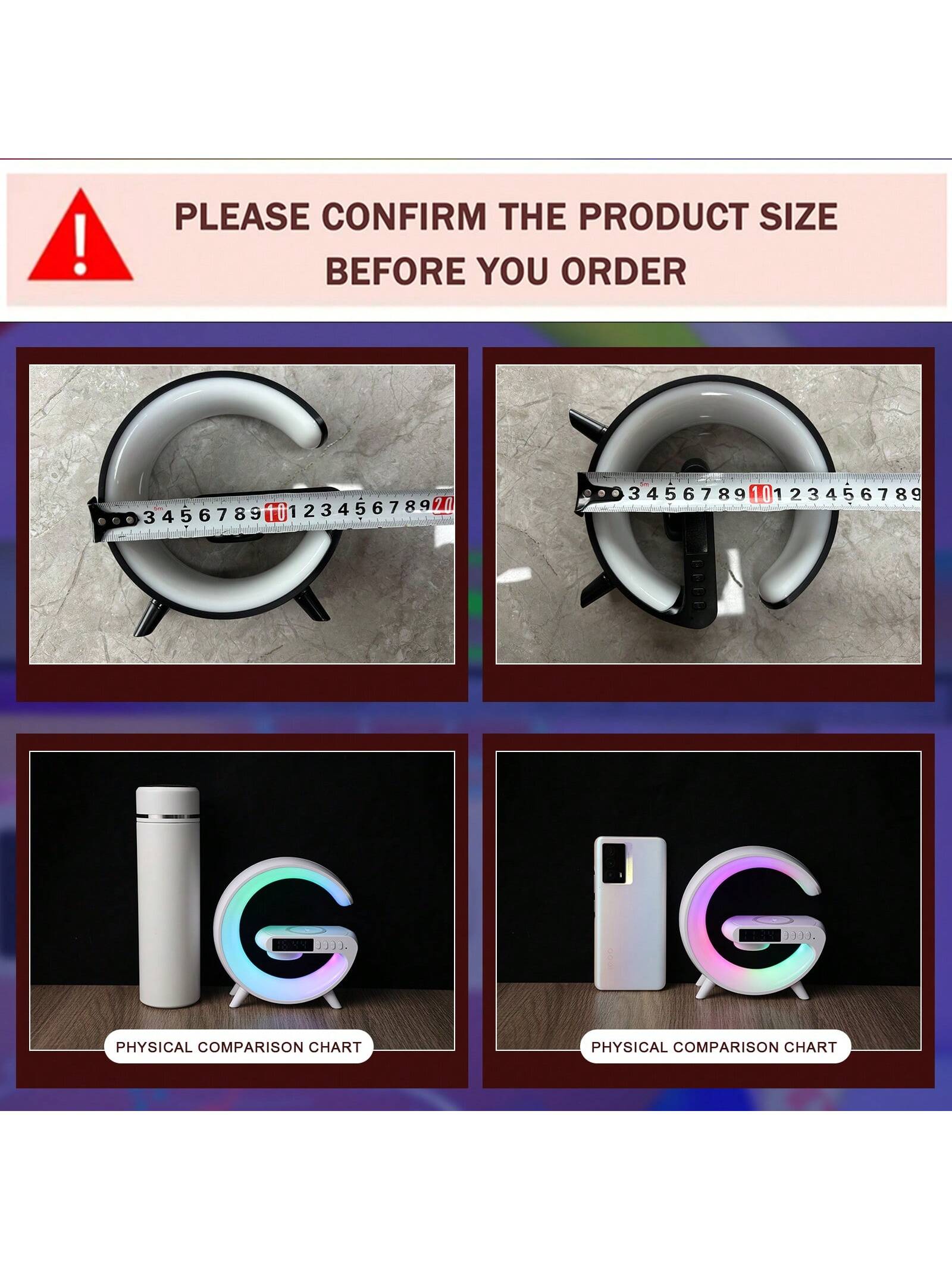 EIGIIS 1 قطعة مصباح ذكي مع 10 أوضاع إضاءة (15 * 15...