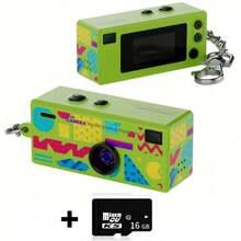 Vintage-Style Mini Multi-Function Mini Digital Camera - Interchangeable Lens & Manual Control HD CCD Portable Camera With Instant Mobile Upload | Ideal For Vlogging, Travel, And Daily Use (Multi-Color Compact Design) - G6相機+16G內存卡 - 查看 10