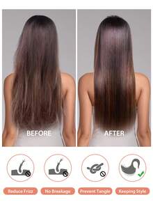 1pc Silk Sleep Cap, Satin Hair Cap, Soft Elastic Silk Sleep Cap, Curly Hair Silk Hair Cover (Random Print Pattern) - NPSM163 - View 7