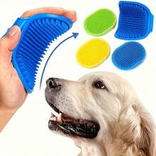1pc Pet Scratching Pad, Pet Desk Leg Strap Brush, Silicone Wall Corner Massage Scratcher, Cat Toy Grooming Supplies - Multicolor - View 3
