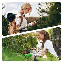 Gardening Sleeves Farm Sun Protection Arm Cooling Sleeves Thorn Proof Garden For Women Men With Thumb Hole,PinkRose - 粉紅玫瑰 - 查看 7