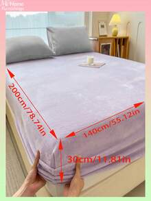 Lençol de veludo cristal de cor sólida (1 peça), roupa de cama, protetor de colchão, capa de cama, roupa de cama confortável e quente para o lar, protetor de colchão antipilling, macio e agradável ao toque, disponível em várias cores para meninos, meninas, dormitórios estudantis, decoração simples e moderna para casa, roupa de cama macia e confortável para o quarto, capa de colchão moderna, protetor de colchão completo, lavável à máquina, roupa de cama para a volta às aulas. - Multicolorido - Ver 119