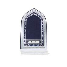 Alfombra de oración musulmana gruesa y suave, alfombra de viaje portátil, alfombra de oración antideslizante, alfombra de oración irregular para alfombras musulmanas - floral verde - Ver 8