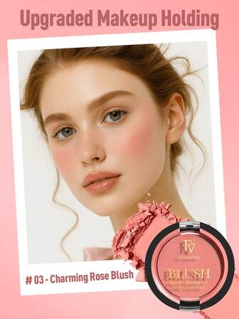 Paleta de rubor de larga duración, sin decoloración, altamente pigmentada, de textura ligera, fórmula de larga duración, polvo sedoso de rubor con diseño de degradado de dos tonos de rosa. Ideal para celebraciones de cumpleaños, fiestas festivas, transiciones de otoño a verano, moda retro para mujeres mileniales, maquillaje para fiestas, viajes a la playa, campamentos, salidas del campus, decoraciones de festivales, sets de regalo con tema de rosa, y absolutamente con un atractivo color único.