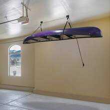 2pcs Heavy-Duty Ceiling Lift Ceiling Kayak Hoist 125LBS Load Lockable Pulleys For Garage/Storage - Black - View 4