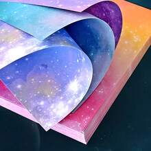 100 piezas/400 piezas Juego de papel de origami de colores, papel de origami cuadrado de 9.5*9.5cm hecho a mano, kit de origami de grulla de papel, avión de papel, corazón, actividades de manualidades para niños, adecuado para artes y manualidades, trabajos manuales infantiles, juguetes de papel, manualidades de papel, regalos hechos a mano, material de papel de alta calidad, útiles escolares, decoraciones de fiesta, recompensas escolares, regalos de Navidad - Multicolor - Ver 8