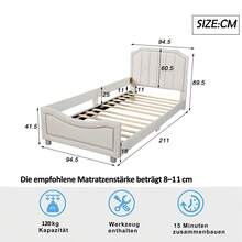 Beds - Beige + Massivt trä - Visa 3