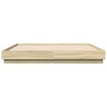 vidaXL Bettgestell Sonoma-Eiche 180x200 Cm Holzwerkstoff - Castano - Visualizzare 4