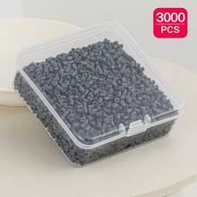 2.6mm Sundymot Fuse Beads, 3000PCS+ Black & White Colors, Individually Packaged With Small Storage Box, Suitable For DIY Pendant, Keychain, Jewelry Making, Craft, Graduation, Back To School, Christmas, Party & Birthday Gifts, Refill Pack - 2.6mm Puzzle Beads - View 18