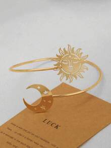 Neuer Boho-Stil Armband mit Halbmond- und Sonnenmuster, vielseitiges Accessoire geeignet für Strand, Urlaub und täglichen Gebrauch - Verschiedenfarbig - Übersicht 4