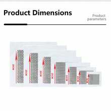 1/5pcs Drywall Repair Aluminum Wall Repair Patch, Fiber Mesh Over Galvanized Plate, Dry Wall Hole Repair Patch Metal Patch With Extended Self-Adhesive Mesh - Multicolor - View 10