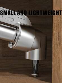 Bộ chuyển đổi mũi khoan góc vuông 105 độ, trục nối dài mũi khoan góc vuông, bộ chuyển đổi đầu tuýp cho tua vít điện, thanh nối dài chuôi lục giác, dụng cụ đa năng cho góc hẹp. - Nhiều màu - Xem 6