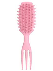Hair brushes-EU+UK Lược uốn tóc cán 3 ngạnh, thích hợp cho tóc xoăn kiểu châu Phi khi ướt và khô, có thể massage da đầu, giảm xơ rối và gãy rụng, dễ cầm nắm và vệ sinh. - Nhiều màu - Xem 23