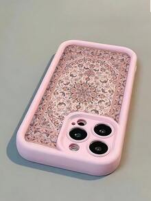 Persian Rug A Pink, Fashionable, Individual And Extremely Popular Pattern Pink Phone Case, Anti-Drop Camera Enhanced Protection, Prevent Wear And Tear, Comfortable Feel, Protective Buttons, Breathable Heat Dissipation, Dustproof, For Men And Women, Compatible With IPhone 17/16/15/14/13/12/11 Pro Promax Plus / X/Xsmax/ Galaxy S21/22/23/24/25 Ultra FE Plus NOTE20 Ultra/ A13/14/15/16/17/33/34/35/36/52/53/54Phone Case Ideal Gift For Men And Women. - Hồng - Xem 6