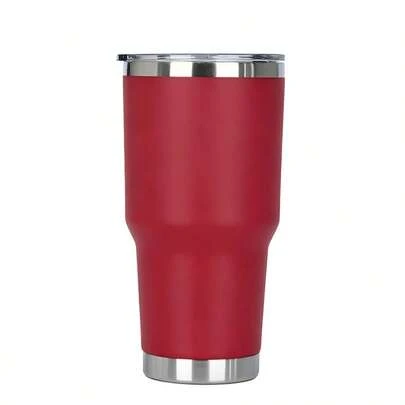 1 taza de viaje de acero inoxidable de 20 oz, termo aislado con vacío,   sin carga - Ideal para bebidas frías y calientes, regalo perfecto para Navidad y Halloween, taza de viaje para café