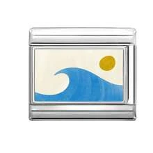 1件DIY照片模块化手链，饰有心形、眼睛、蝴蝶和花朵元素，适合作为派对礼物送给朋友/情侣，适用于圣诞节、新年、万圣节、情人节等场合，设计精美，不锈钢材质，本地制造，适合所有季节，可用于学校、派对、毕业典礼等场合。