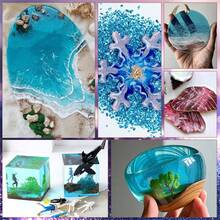 QIAO 1:1 Clear Epoxy Resin Kit, Fast Curing, Heat Resistant Casting Coating Resin, Suitable For Art DIY Crafts, Jewelry, Wooden Tabletop - Black - View 7