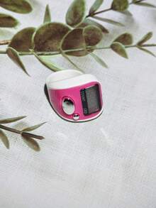 1pc/3pcs Portable Digital Macaroon Color Double-Color Ring LED Counter, With Adjustable Elasticity, Is Suitable For Outdoor Counting, Learning Counting, Warehouse Counting, Event Counting, Prayer Props Decompressor Holiday Gifts. - Multicolor - View 5