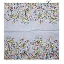 30 khăn giấy dùng một lần hình hoa dại cổ điển, thích hợp cho tiệc tùng, đám cưới, sinh nhật, hoàn hảo cho món tráng miệng và lễ kỷ niệm - Nhiều màu - Xem 11