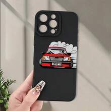 A Popular Creative Car Pattern Phone Case, Compatible With Iphone 16/15/14/13/12/11/XS/XR/X/7/8 Plus/Pro/Max/Mini - A Stylish Design Suitable For Everyone, Perfect As A Gift For Friends, Family, Boyfriends, Or Girlfriends.,Suitable For IPhone17 Air - Black - View 7