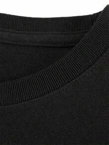 Women's% Cotton Dinosaurs Alphabet Fun And Dinosaur Patterns Dinosaur Lovers-Shirt, Women's 200g Heavy Cotton-Shirt (1 PC)Summer New Fashionable Breathable Women's Short Sleeves Summer Cotton Breathable Printed Short Sleeved Shirt Comfortable Printed Top Unisex Comfortable Retro Cotton-Shirt-K91Unisex Casual-Shirts - 黑色 - 查看 4