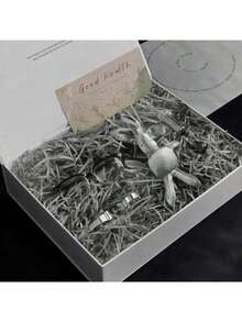 1 Pack Of 20 Grams, Colored Wrinkled Paper Grass Filling, Suitable For DIY Gift Box Filling, Packaging, Weddings, Valentine's Day Gifts, Easter Gifts, Birthday Party Decorations, Valentine's Day Decorations, Gift Packaging Supplies - Multicolor - View 3