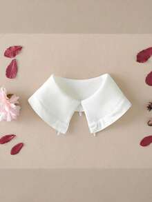 1pc Autumn/Winter Detachable Knitted Collar Warmer Sweater, Washable & Dirt-Resistant