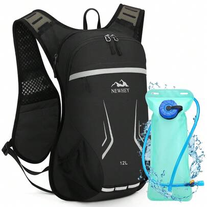 Mochila de Hidratación Mochila de Hidratación con Depósito de Agua de 2L Mochila de Agua para Hombres Mujeres Bolsa de Hidratación para Senderismo Ciclismo Running Escalada Esquí Camping