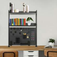 Desktop Bookshelf - 黑色 - 查看 3