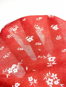 وشاح مثلث ذو نمط ماسي وزهري أحمر كلاسيكي عتيق، رباط شعر للنساء لربط الذيل، عصابة للرأس