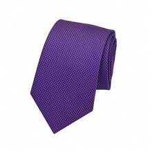 1pc Geometric Floral Print Paisley Striped Purple Casual Necktie, Polyester, Suitable For Work, Street, All Seasons, Hot Selling Promotion - Multicolor - View 5