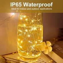 [3/7/12pcs & 3 Modes]7ft 20LED Twinkle String Lights, Battery Powered, Waterproof Silver Wire, Suitable For Nursery Decor, Indoor Mason Jar Decor, DIY Wedding, Christmas Decor (White, Warm, Colorful) - Multicolor - View 19