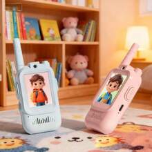 1pc - Kids Video Walkie Talkies Toys - 2 Packs, Long Range, No Internet Connection Required, With Camera. Ideal For 3 -12 Year Olds, Perfect For Outdoor Play & Indoor Fun, Holiday Gifts For Children, Christmas Gifts (Actual Product Is In Power-Off And Screen-Off State) - Multicolor - View 3