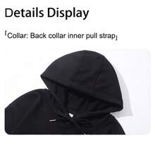 Manga Anime Kumogakure Cloud Village Hoodie Hooded Sweatshirt Men Women - Black - View 4