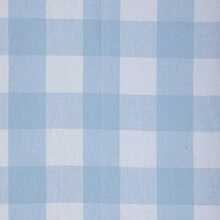 DII Buffalo Check Collection, Mantel clásico de Granja, Redondo de 70 Pulgadas, Azul Claro y Blanco(14x72" Azul claro y blanco) - Multicolor - Ver 8