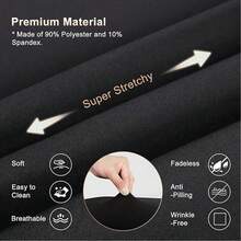 1pc 8ft Salon Massage Table Cover, Stretchy Eyelash Extension Bed Cover, Suitable For Eyelash And Beauty Salon Massage Beds - Multicolor - View 6