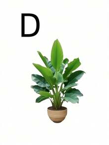 4pcs - Large Artificial Green Plant Palm Tree Set, Includes 48 Big Leaves, Christmas Decor, Modern Wedding Garden Decor; Maintenance-Free Evergreen Prosperity Tree Artificial Plants, Suitable For All Seasons; Suitable For Potted Christmas Trees For Thanksgiving, Halloween And Other Holidays - Multicolor - View 12