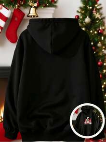 1pc Sudaderas De Mujer Ropa De Mujer Sudadera Mujer Sudaderas Para Mujer Oferta Baratas Ropa De Invierno Para Mujer Imagen De Navidad En Blanco Y Negro Y Albaricoque Y Gris Y Rojo De Tres Gnomos Con Árbol Estampado Suéter Grueso Con Capucha Impresión De Alta Calidad Ajuste Básico Holgado Hombres Y Mujeres Versátil Lavable A Máquina Mantener Caliente Cómodo Talla S ~ XXL Diario Casual Deportivo Imprescindible Otoño Invierno Esenciales De Navidad Y Halloween - Oscuro - Ver 2