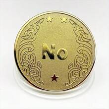 Yes/No Flip Coin | High-Quality Flip Stress Reliever | Decision Making Game Prop | Business Stress Relief Toy | Manager's Decision Making Tool | Desktop Collection Gift - Multicolor - View 4