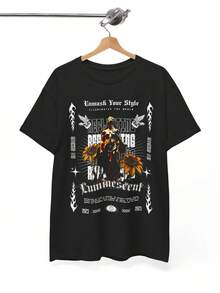 V3 Hip Hop Civil Regime Darc Sport Wolves Inaka YoungLA Streetwear - 黑色 - 查看 1