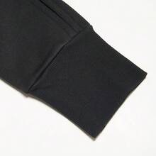 Adidas Áo nỉ cổ tròn thoải mái, thường ngày dành cho nữ, Xuân/Thu IQ2635 - màu đen - Xem 4