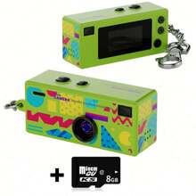 Vintage-Style Mini Multi-Function Mini Digital Camera - Interchangeable Lens & Manual Control HD CCD Portable Camera With Instant Mobile Upload | Ideal For Vlogging, Travel, And Daily Use (Multi-Color Compact Design) - G6相機+8G記憶體卡 - 查看 14