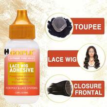 Goiple 17pcs Lace Tint Wig Install & Edge Perfecting Kit – Extreme Firm Hold Lace Wig Adhesive, Natural - Look Lace Tint Mousse, Long - Lasting Edge Control, Fast - Acting Melting Spray, Fast-Acting Dual-Nozzle Remover (50s Residue Dissolving, Nourishing Hair Wax Stick, Wig Caps, Styling Brushes, Combs & Elastic Bands – Sweat - Resistant, Frizz - Free, Secure Fit, Suitable For Curly, Straight, Wavy Hair, Women's Daily Styling & Lace Wig Setup - 17件深棕色+除膠劑 - 查看 7