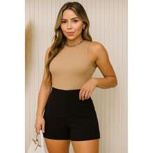 3-PIECE TAILORED SHORT KIT NEW FASHION 2025 - BLACK BEIGE PINK - View 3