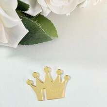 Tiara Drink Tag Personalized Place Card Custom Champagne Flute Charm Princess Crown Glass Topper Hens Party Favors Bridal Shower Tags, Art Activities For Children - Multicolor - View 18