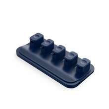 Magnetic Cable Management, Silicone Cable Clamp, Desktop Multi-Purpose Wire Holder, 5 Clips For USB C Micro - Multicolor - View 12